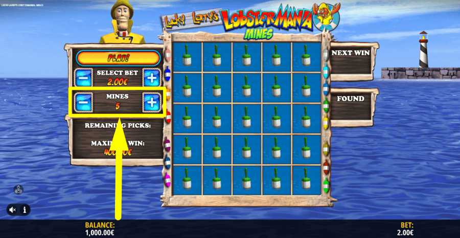 Lucky Larrys Lobstermania Mines Mines