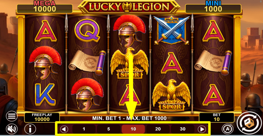 Lucky Legion Hold And Win Bet Value