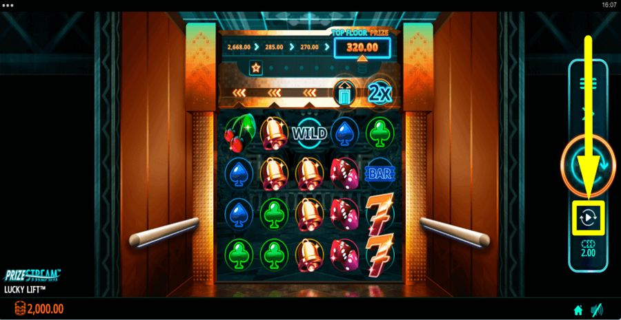 Lucky Lift Autoplay Feature