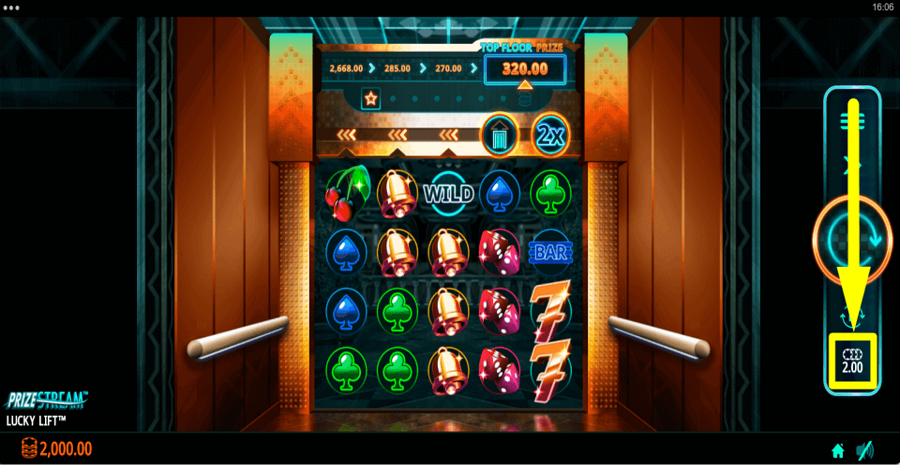 Lucky Lift Bet Value