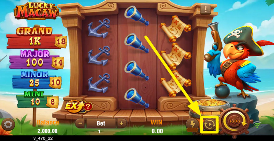 Lucky Macaw Autoplay