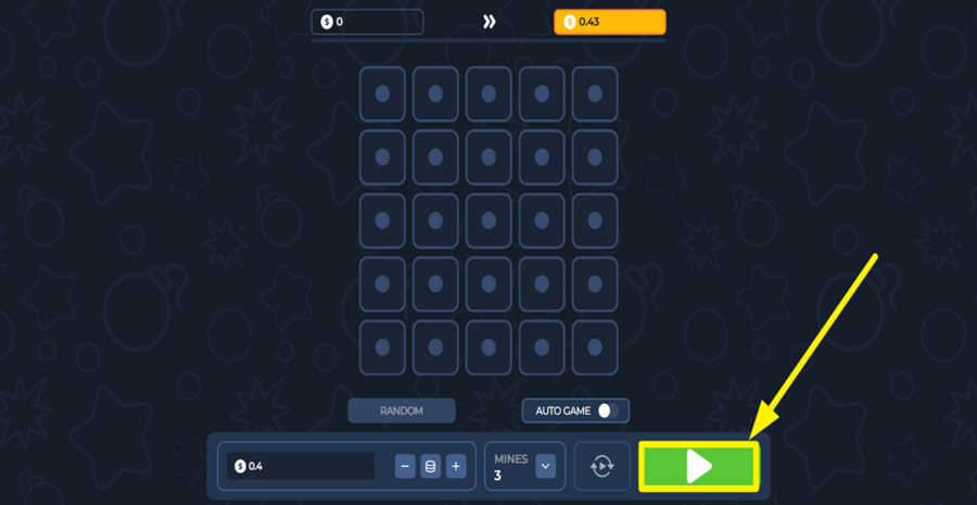 Lucky Mines Play