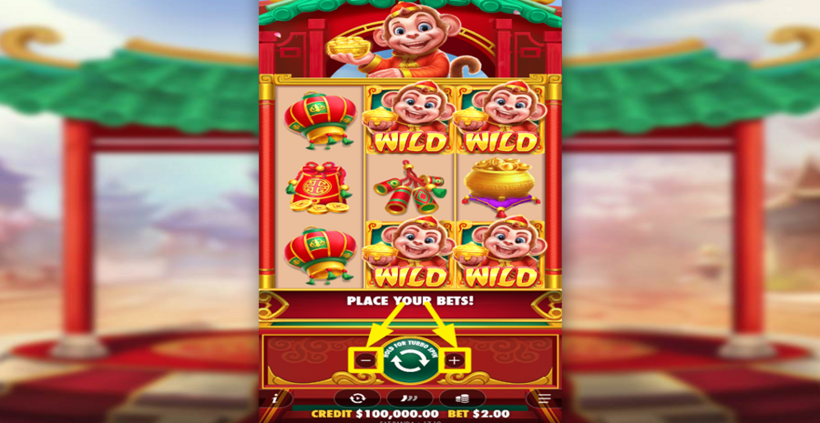 Lucky Monkey Adjust Bet