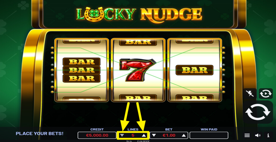 Lucky Nudge Adjust Lines