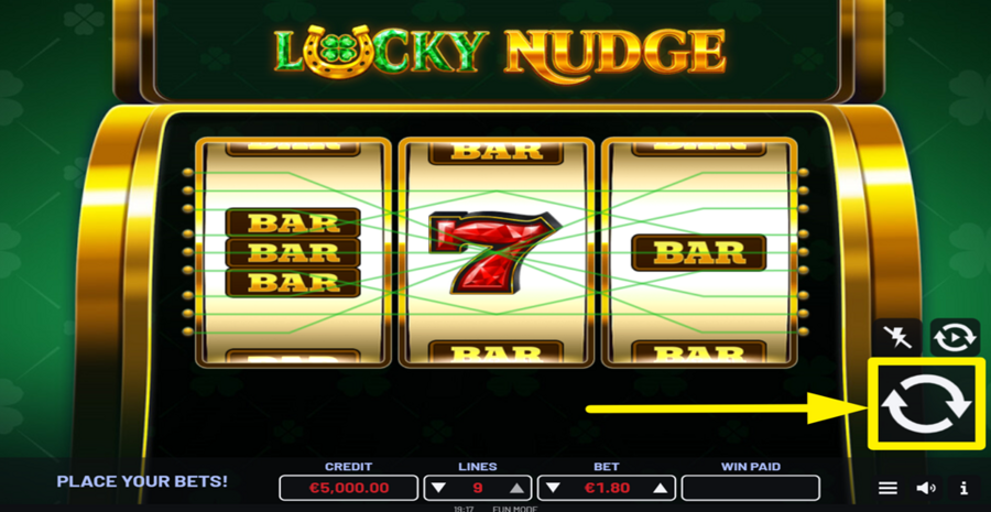 Lucky Nudge Spin