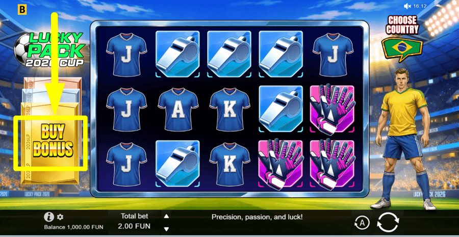 Lucky Pack 2026 Cup Buy Feature