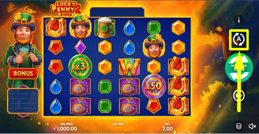 Lucky Penny 2 Autoplay Feature