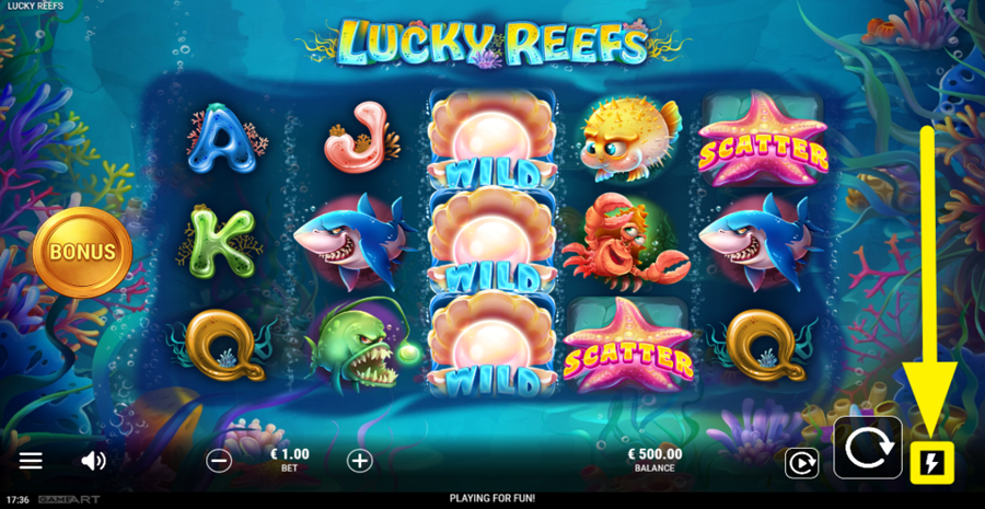 Lucky Reefs Turbo