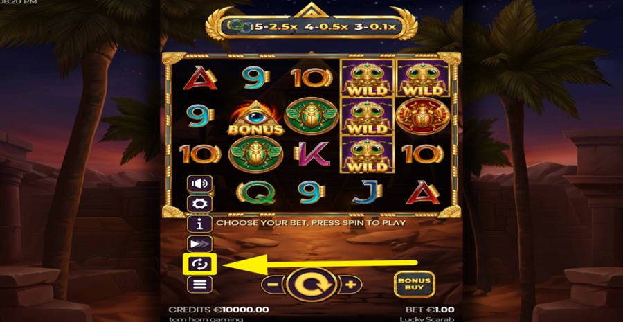 Lucky Scarab Autoplay