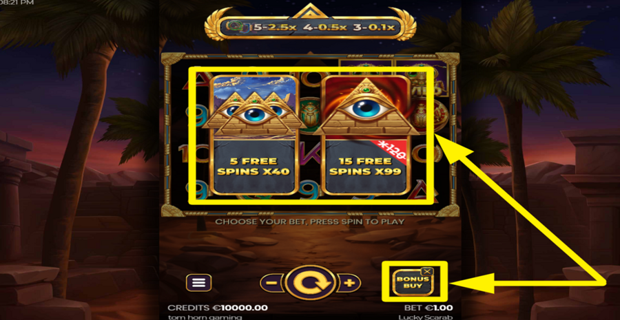 Lucky Scarab Bonus Buy