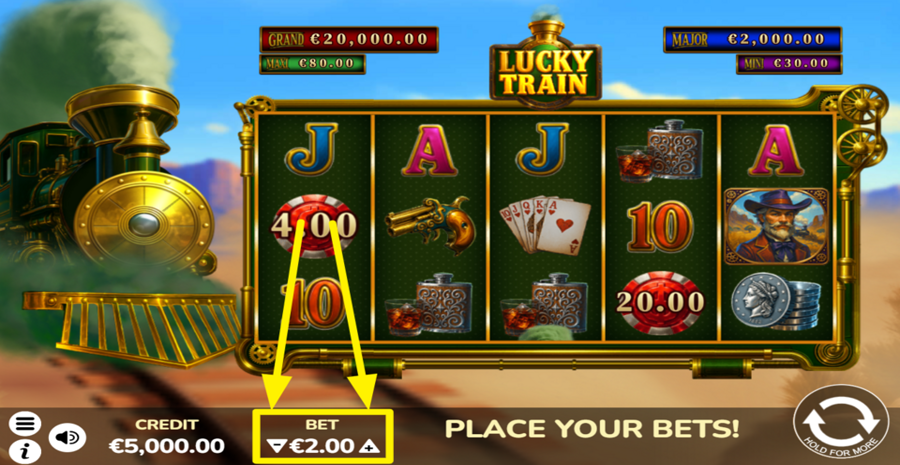 Lucky Train Adjust Bet