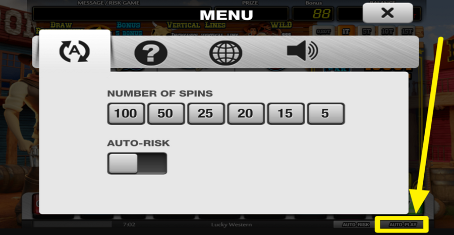 Lucky Western Auto Play