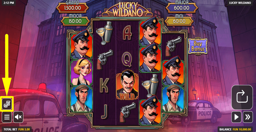 Lucky Wildano Bet Value