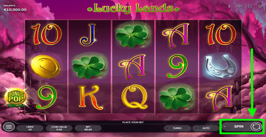 Luckylandsspinbutton