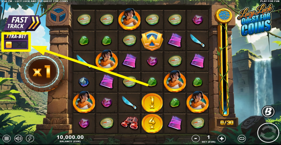 Lucy Luck And The Quest For Coins Xtra Bet