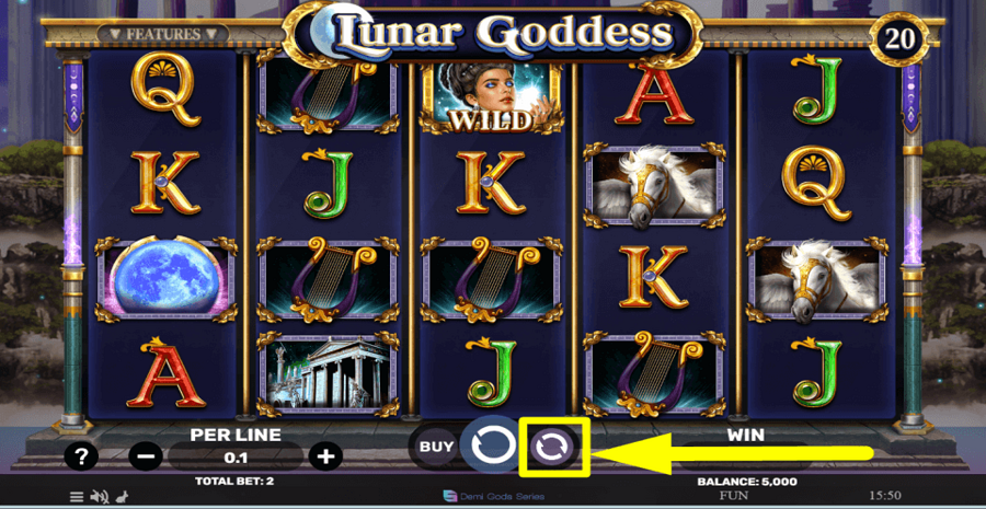 Lunar Goddess Autoplay Feature