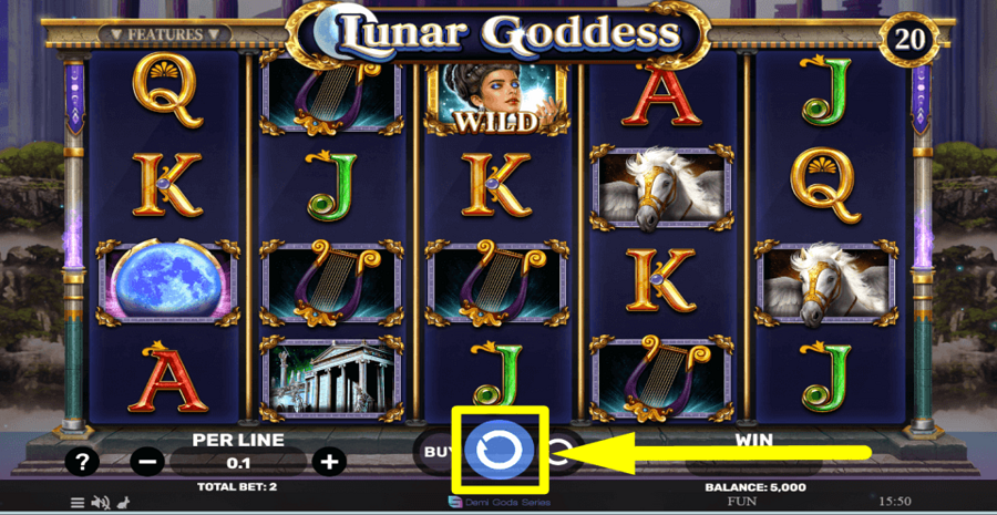 Lunar Goddess Spin Button