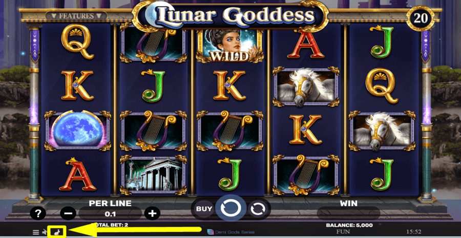 Lunar Goddess Turbo Feature