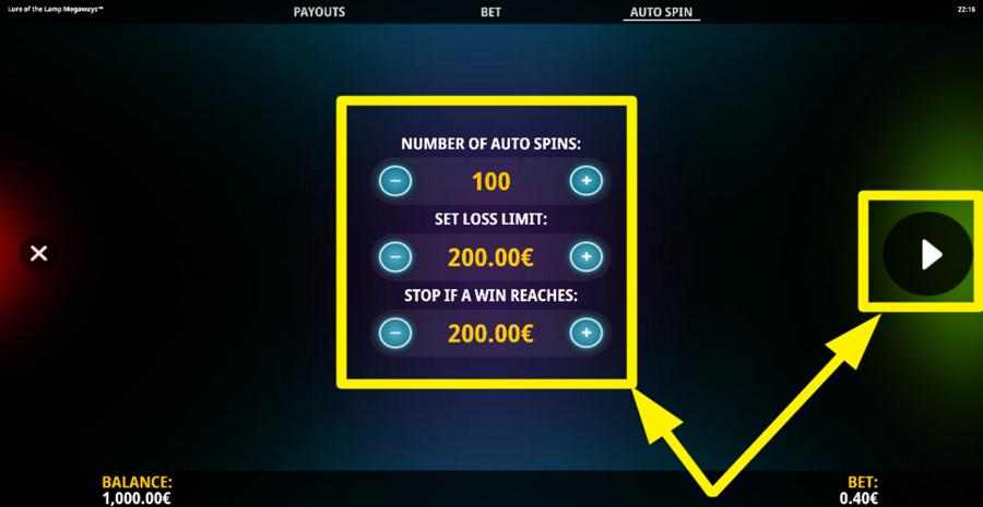 Lure Of The Lamp Megaways Autoplay