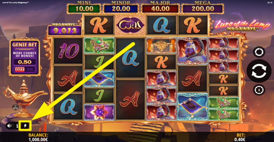 Lure Of The Lamp Megaways Turbo