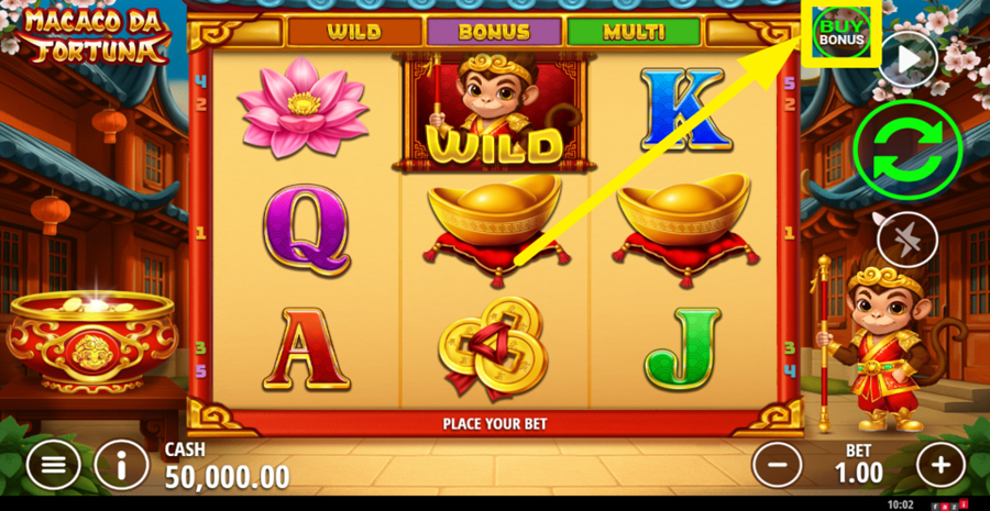 Macaco Da Fortuna Buy Bonus