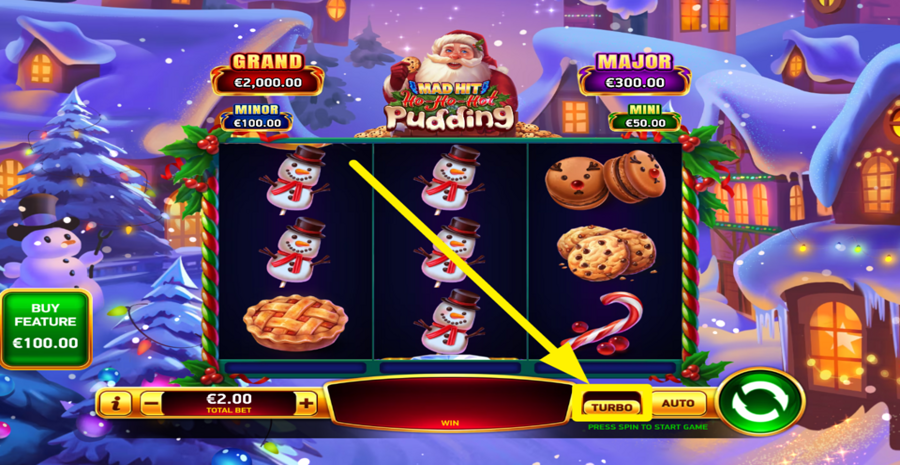 Mad Hit Ho Ho Hot Pudding Turbo