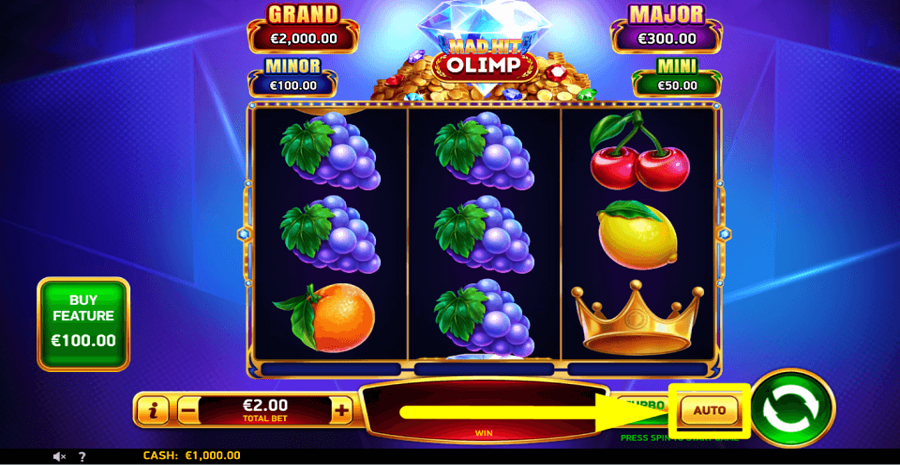 Mad Hit Olimp Autoplay Feature