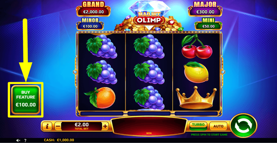 Mad Hit Olimp Buy Feature