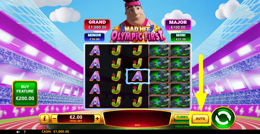 Mad Hit Olympic First Autoplay Feature