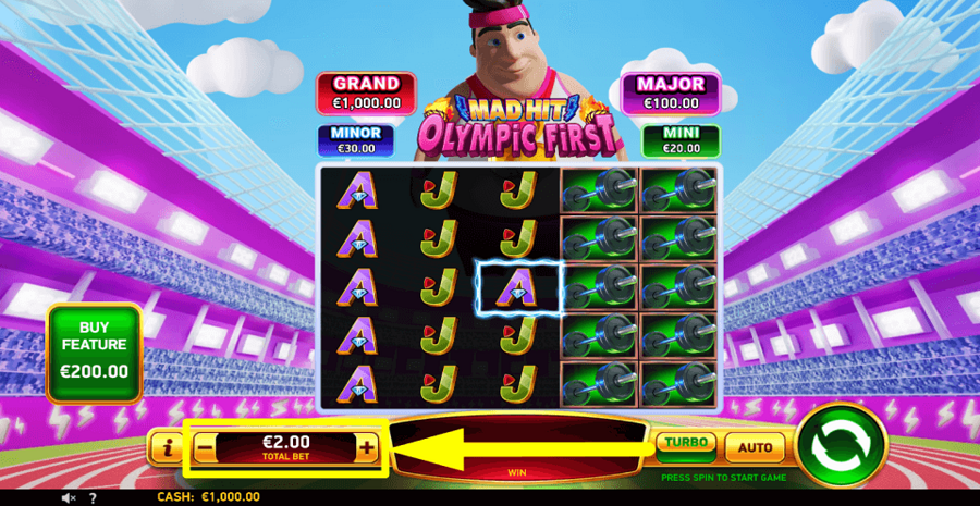 Mad Hit Olympic First Bet Value