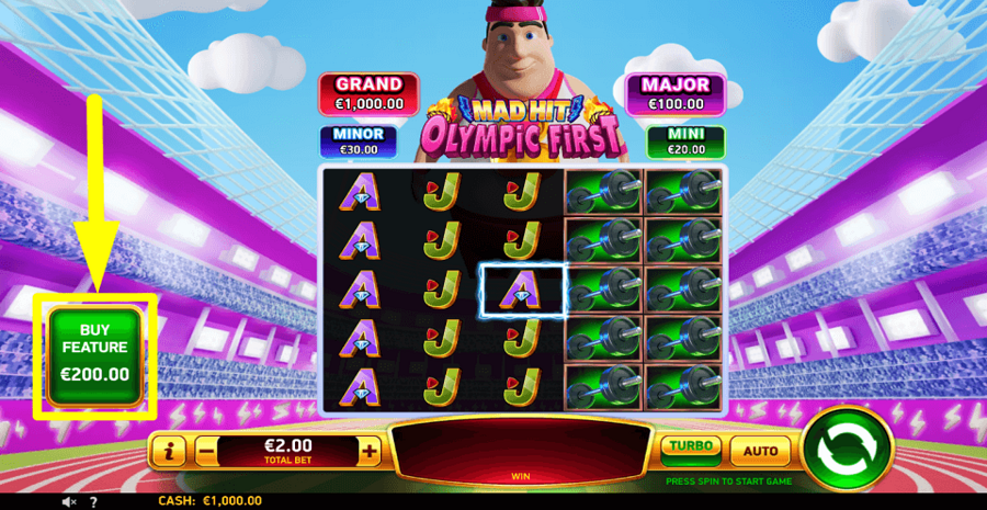 Mad Hit Olympic First Buy Feature