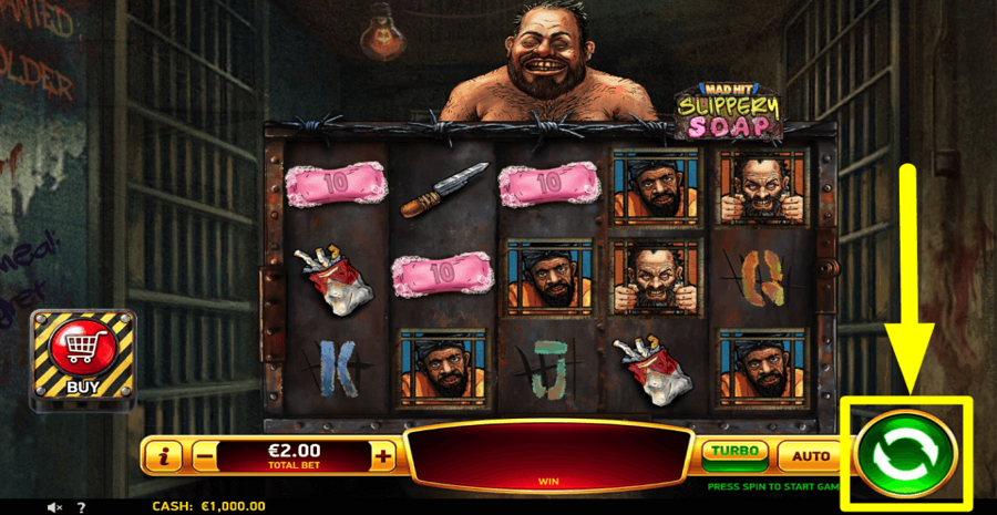 Mad Hit Slippery Soap Spin Button