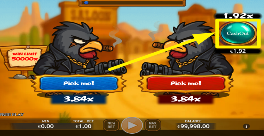 Mad West Chicken Cash Out
