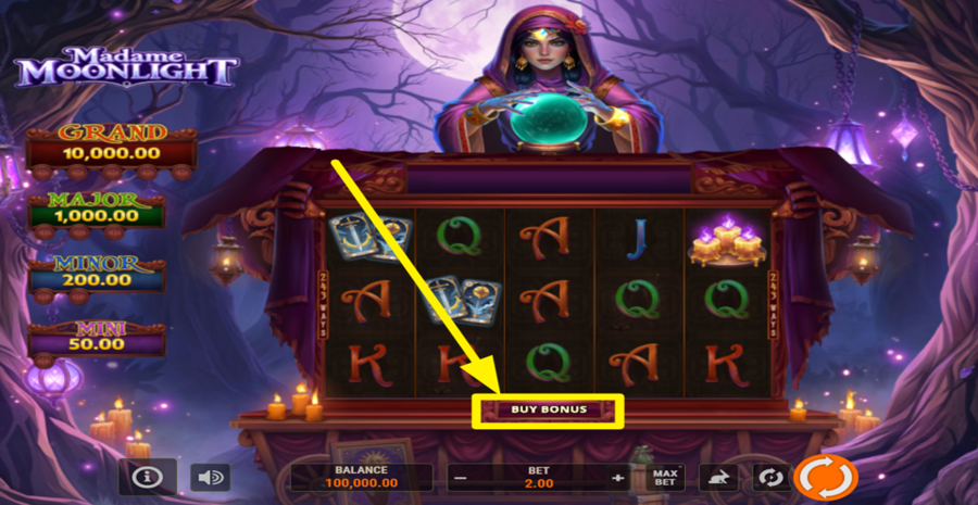 Madame Moonlight Buy Bonus