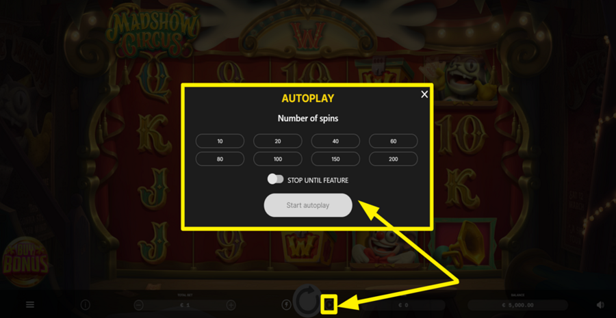 Madshow Circus Autoplay