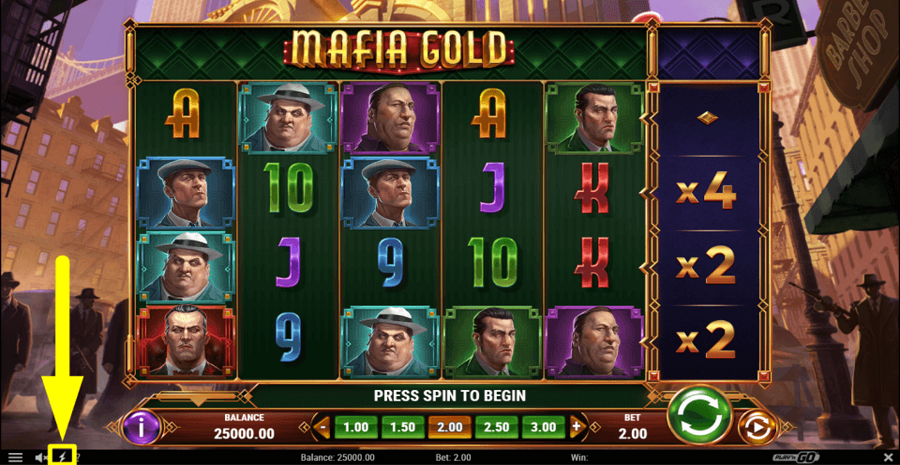 Mafia Gold Turbo Feature