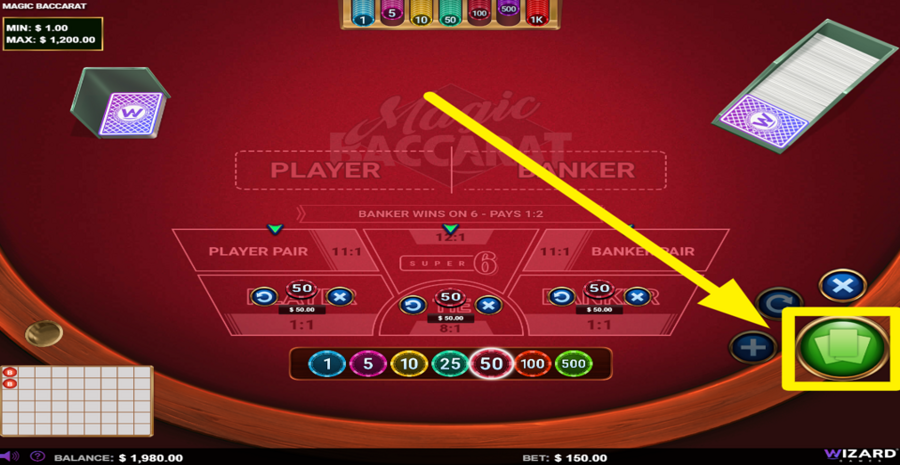 Magic Baccarat Deal