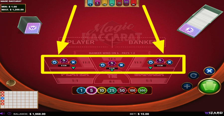 Magic Baccarat Side Bet