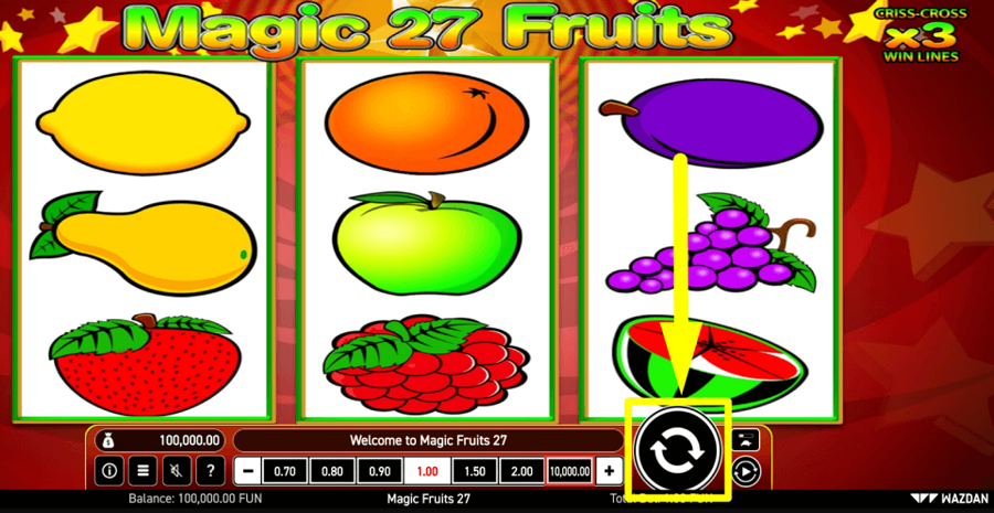 Magic Fruits 27 Play Button