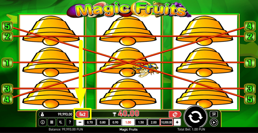 Magic Fruits Gamble Feature