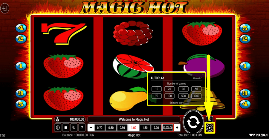 Magic Hot Autoplay Feature