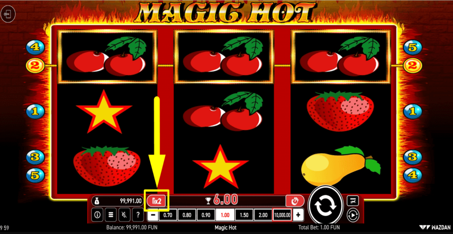 Magic Hot Gamble Feature