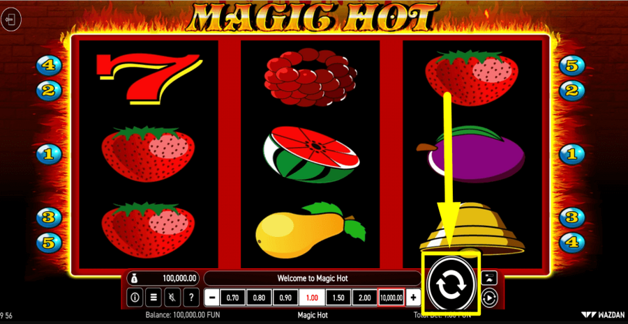 Magic Hot Play Button