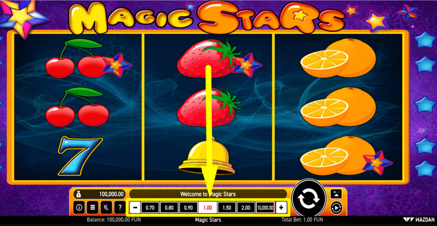 Magic Stars Bet Value