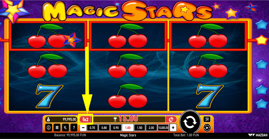 Magic Stars Gamble Feature