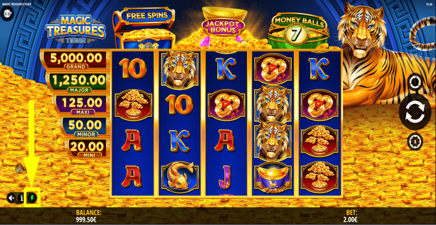Magic Treasures Tiger Turbo Feature