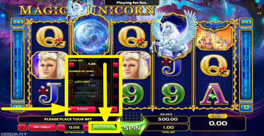 Magic Unicorn Autoplay