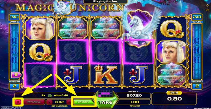 Magic Unicorn Gamble