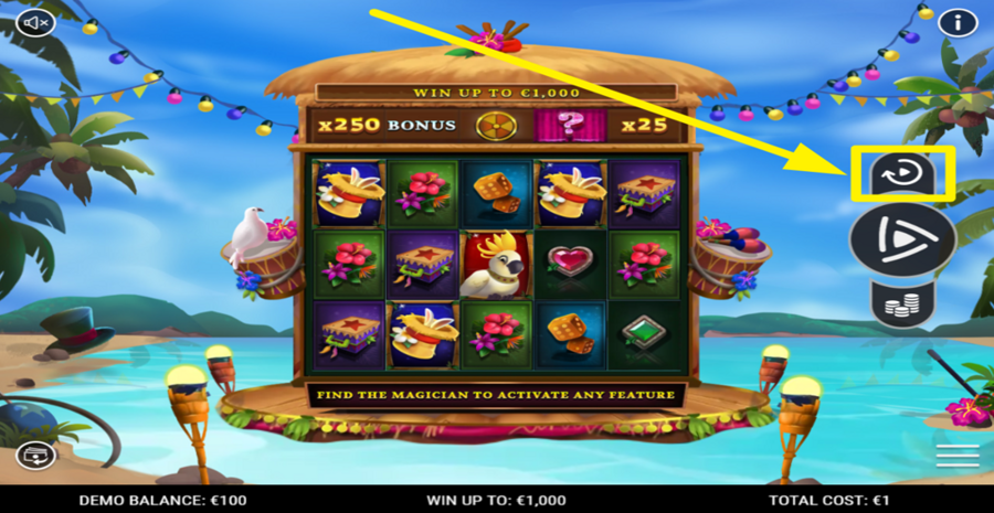 Magic Winnings Tropical Autoplay