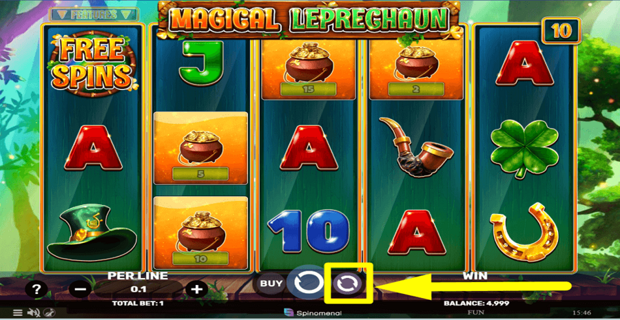 Magical Leprechaun Autoplay Feature